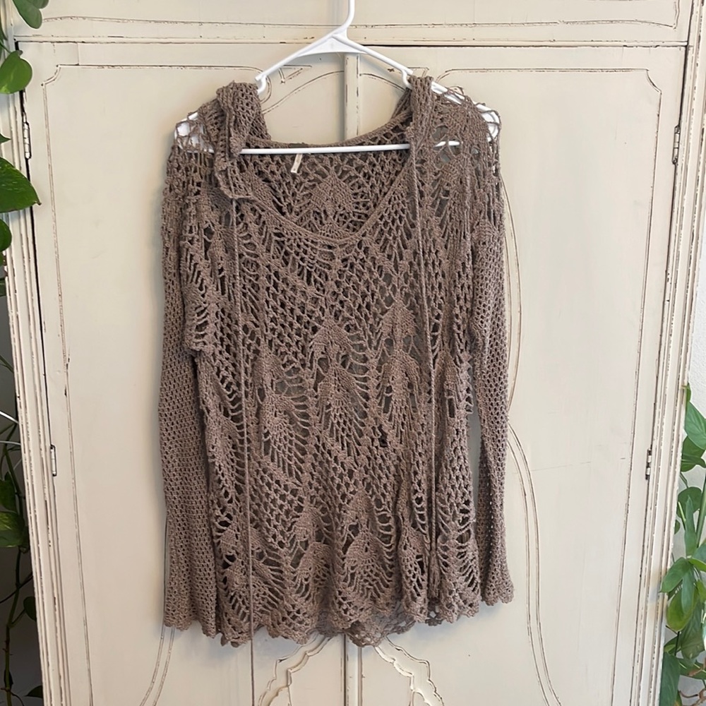 Free people crochet top,small